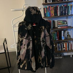 Nike zip up sweater XL tie dye